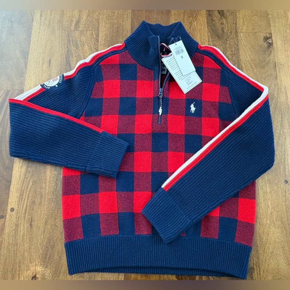 NWT 2022 Beijing Olympics Ralph Lauren Team USA Sweater - Medium